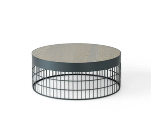 LXT10 - Round steel coffee table _ LEOLUX LX